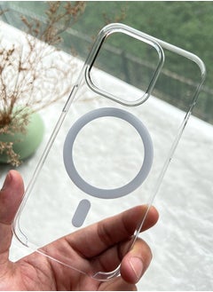 ALFY & CO Apple iPhone 14 Pro Case With MagSafe Clear 6.1 Inch Slim Thin Magnetic Cover Yellowing-Resistant Anti-Drop Shock Absorption Anti-Scratch and Hard Back Crystal Case Clear  - Image 5