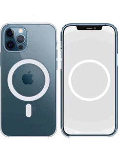 ALFY & CO Apple iPhone 14 Pro Case With MagSafe Clear 6.1 Inch Slim Thin Magnetic Cover Yellowing-Resistant Anti-Drop Shock Absorption Anti-Scratch and Hard Back Crystal Case Clear  - Image 2
