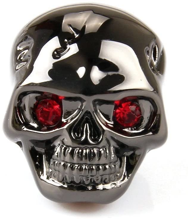 TUOREN 4pcs Skull Knob Electric Guitar Volume Tone Control Knobs for Electric Guitar Bass Replacement Parts (Black) - Image 4