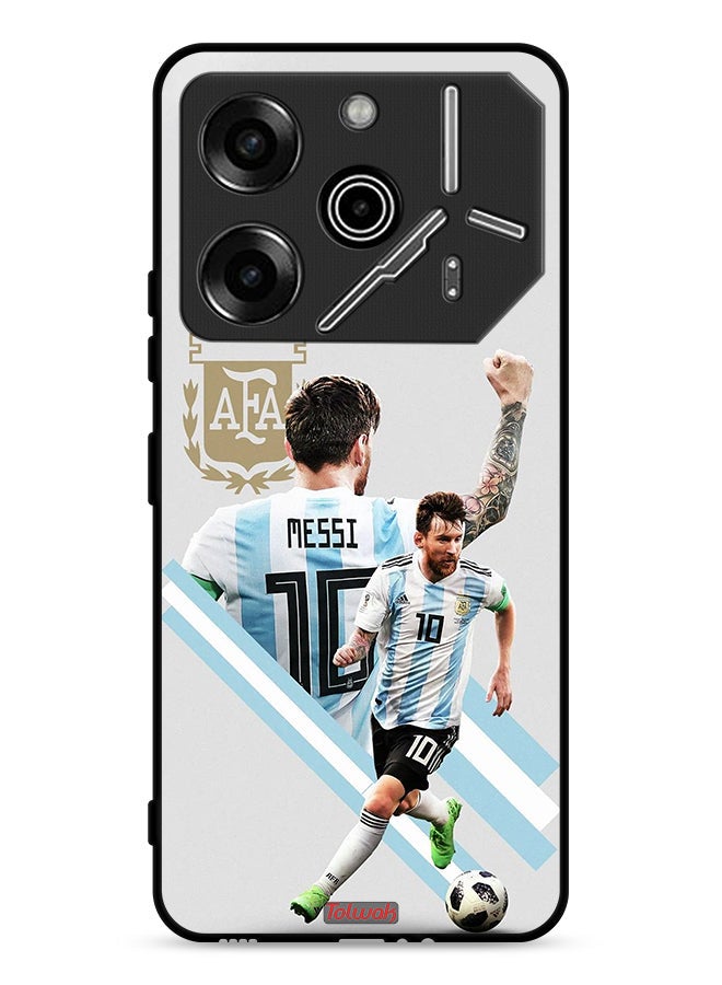 Tolwak Tecno Pova 6 Pro 5G Protective Case Cover Leo Messi Art - Image 1