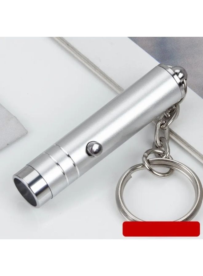 Mini Aluminum UV Torch LED Light Torch Keychain Pocket Light Lamp with Batteries for Mark Checker - Image 1