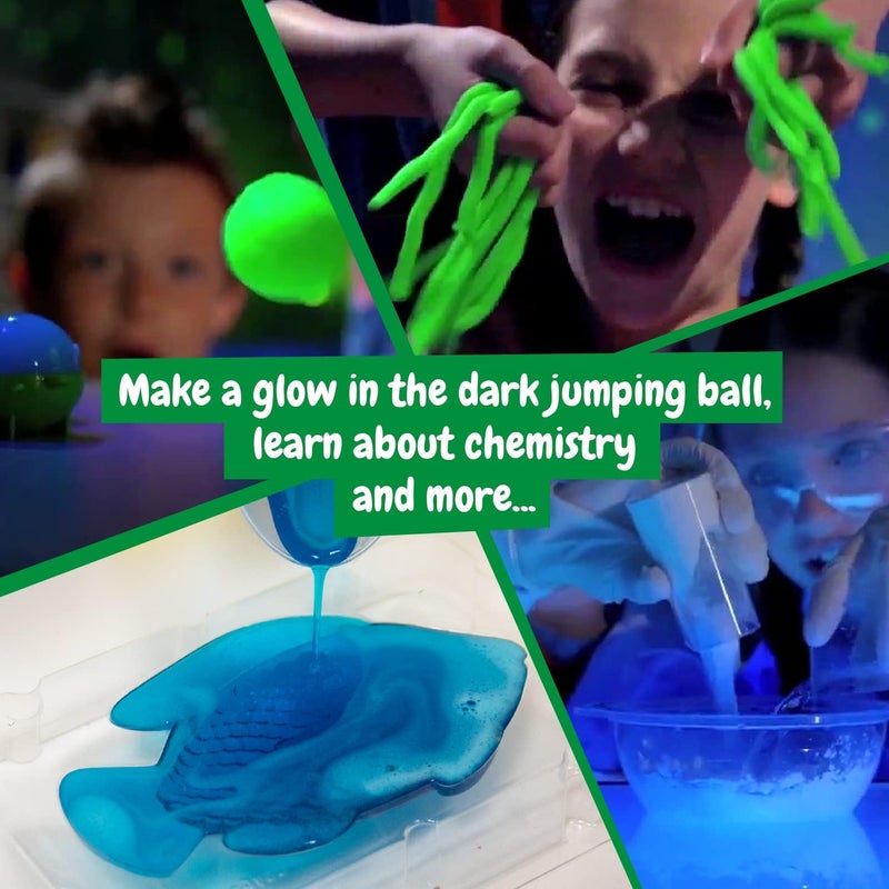 ساينس 4 يو مجموعة Science4you لصنع السلايم بنفسك، سلايم متوهج في الظلام، مختبر كيمياء، ألعاب للأطفال، هدية للأولاد والبنات من عمر 8 سنوات فما فوق - Image 5