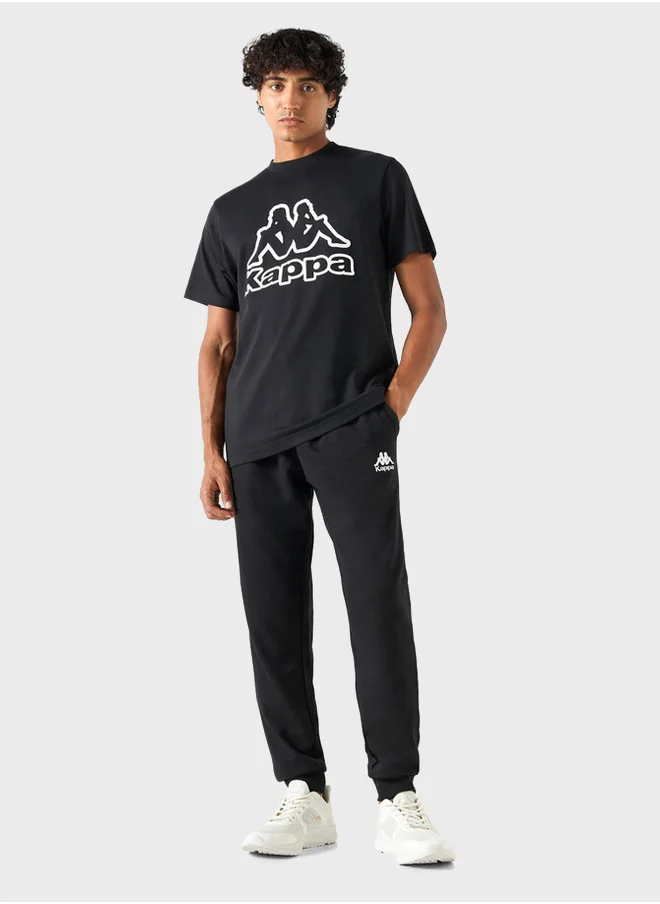 Kappa Logo Drawstring Sweatpants