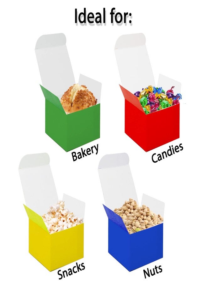 SNACKTERY Brick Party Favor Boxes - Building Block Party Supplies - 12 Cardboard Brick Paper Box - Colored Block Gift Goodie Candy Treat Box/Party box for Block Themed Birthday Party/ Baby Shower Block party - Image 4