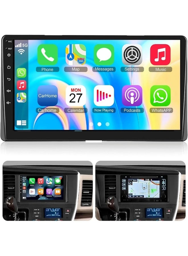 Vierex Fit Toyota Sienna Car Stereo Sienna 2015-2018 Android Screen With Apple Carplay Android Auto Wireless WiFi DSP FM&AM BT AHD Camera Included Fast Interface (2+32GB Carplay 4CORE) - Image 1