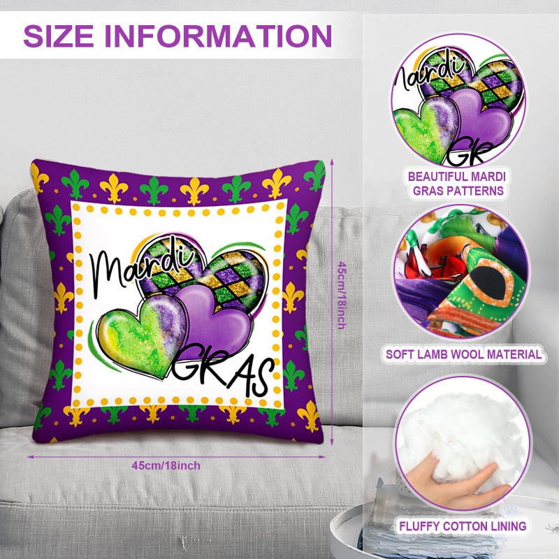 Mindsoft 9 Pcs Patriotic Throw Pillow Covers 4th of July Decorations 18 x 18 Inch  America Flag Stars Stripes Flag Pillow Covers Independence Day Memorial Day Home Sofa Couch Decorations - Image 4