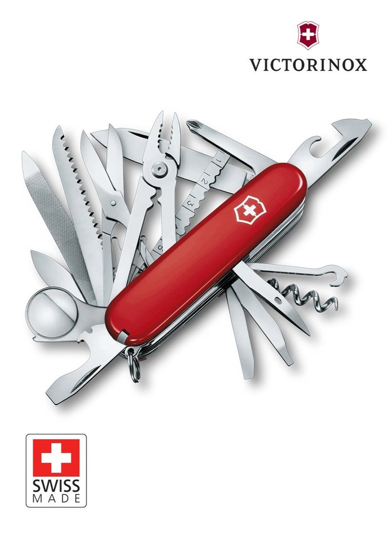 Victorinox Swiss Champ in Red (1.6795) | 33 Function Swiss Army Knife | Versatile Multi-Tool for Outdoor, Indoor & Emergency Use - Image 1
