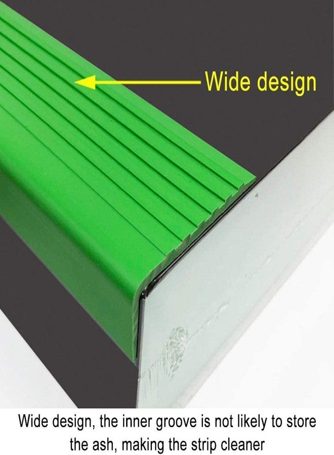 Zarini 1 Meter Rubber Stair Nosing Edge Protector - Self-Adhesive I-Shaped Corner Guard for Indoor & Outdoor Tile and Wood Stairs (5 CM, Multi-Color) - Image 2