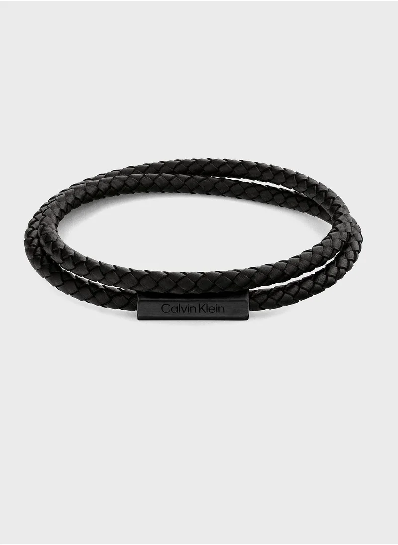 CALVIN KLEIN Latch Braided Bracelet