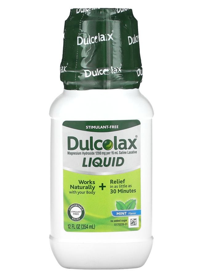 DULCOLAX Liquid Laxative Mint 12 fl oz (354 ml)