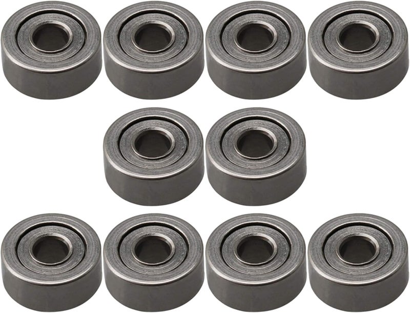 CNBTR 10PCS 2x6x2.5mm Bearing Steel Mini Groove Ball Bearings Sliding Wheels MR62ZZ Bearing Steel Miniature Ball Bearing for Power Tools, DIY Industry - Image 1