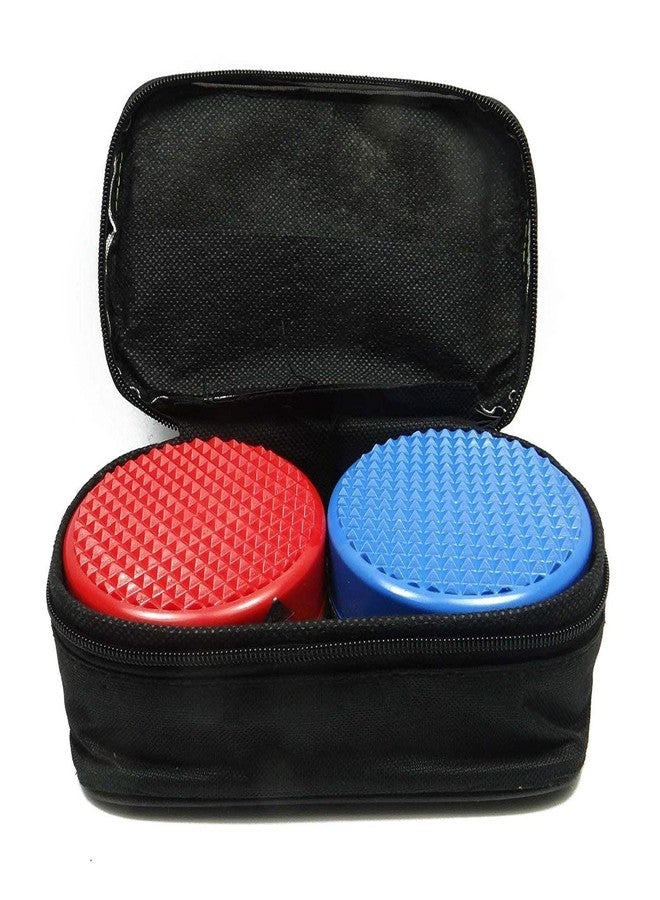 ANCS Acupressure Natural Care System High Power Magnet Magnetic Treatment Use with Pyramidal pointed Both Pole Red/Blue (Pair) powerfull magnets - Image 1