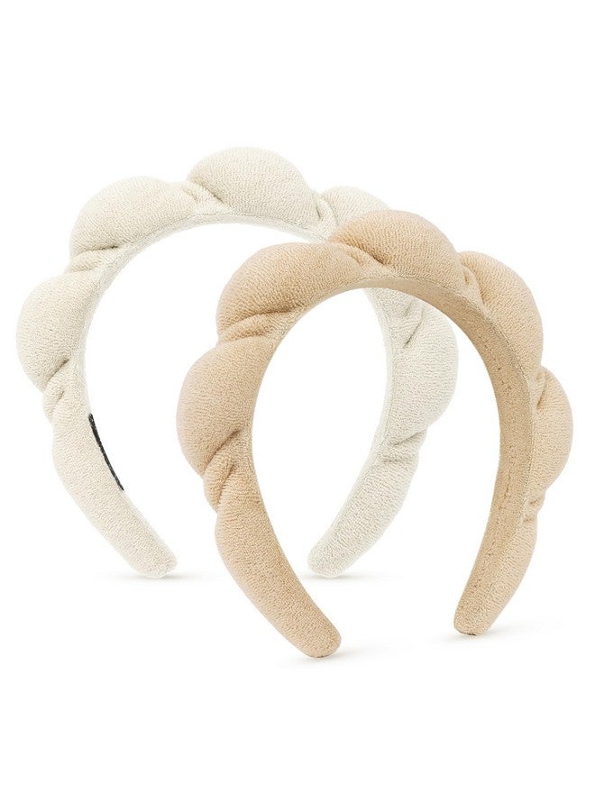 Amariver Spa Headbands for Women Skincare Headband for Washing Face Make Up Headband Face Wash Hair Band Terry Cloth Headband Puffy Face Wash Headbands for Women Girls - Image 1