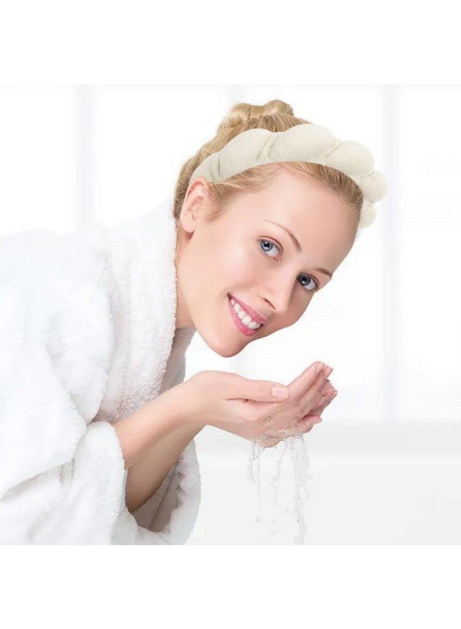 Amariver Spa Headbands for Women Skincare Headband for Washing Face Make Up Headband Face Wash Hair Band Terry Cloth Headband Puffy Face Wash Headbands for Women Girls - Image 5