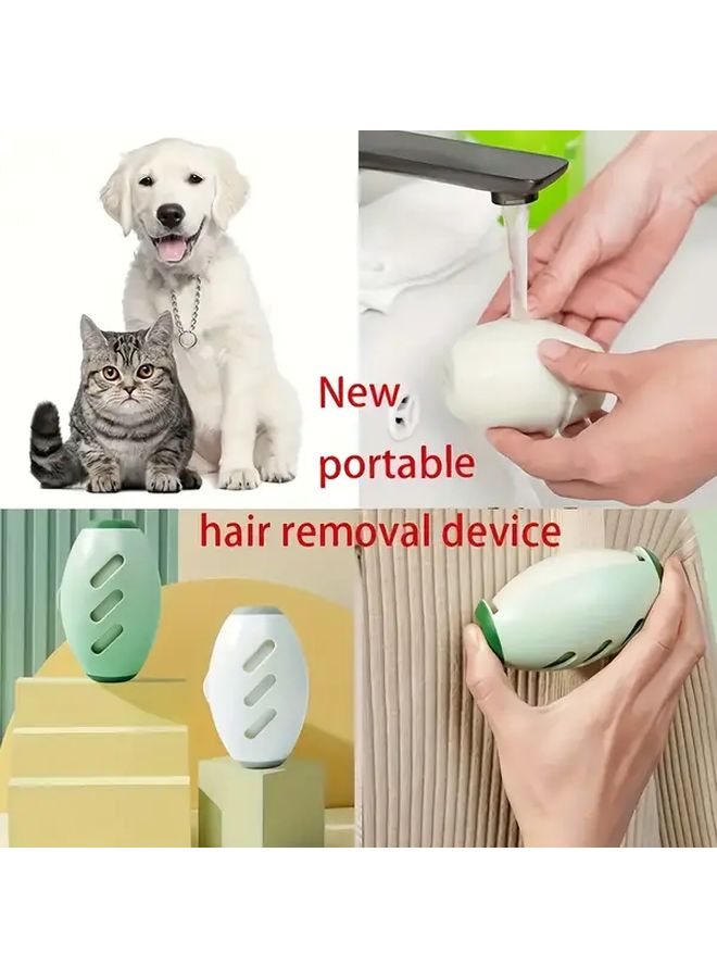 Portable Manual Hair Remover Roller 2pcs Random Color For Clothes Sofa Blanket - Image 2