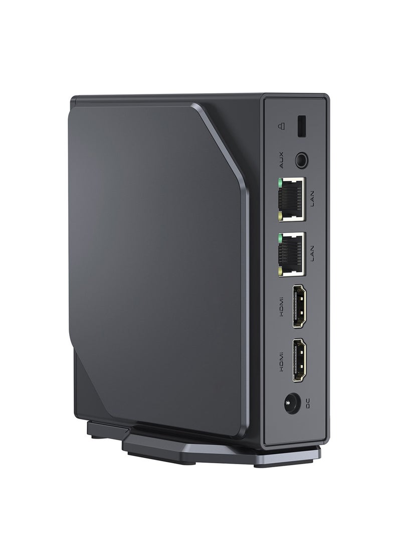 HILUKE - Mini PC Computer Intel 11th Gen CPU N150, 8GB RAM DDR4 128GB M.2 SSD, Mini Desktop Computers Support 4K Dual HDMI，Display/WiFi6/BT5.2/USB3.2/1000Mbps LAN/WOL Home/Office - Image 1