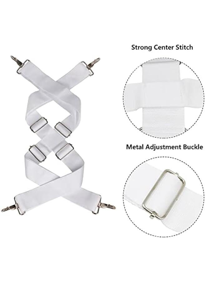 Generic Drum Strap Snare Drum Adjustable Nylon Double Shoulder Strap Cross Sling Holder (1 Pc)  - Image 5