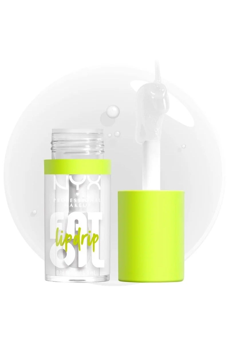 NYX PROFESSIONAL MAKEUP Fat Oil Lip Drip Moisturizing Lip Gloss - clear 4.8ml - Image 1