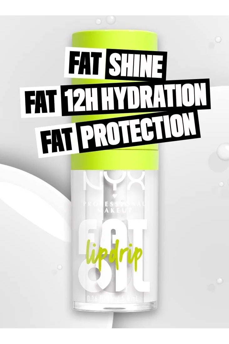 NYX PROFESSIONAL MAKEUP Fat Oil Lip Drip Moisturizing Lip Gloss - clear 4.8ml - Image 2