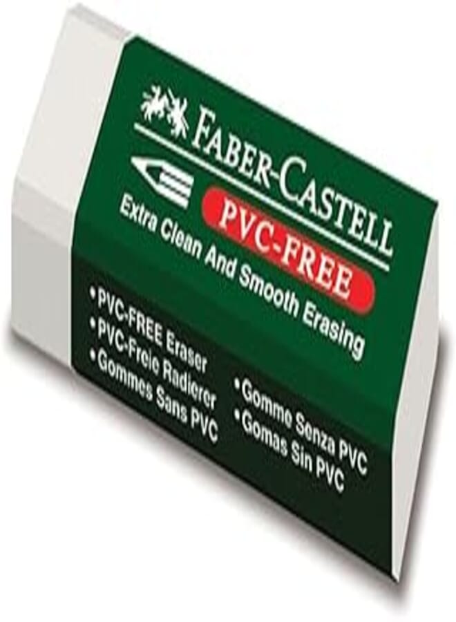 Faber-castell-eraser pvc-free, 20 pcs