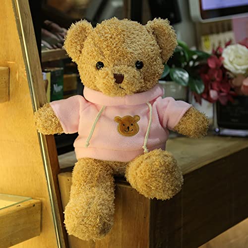 BSVOME 11.8 inches Teddy Bear Stuffed Animals Soft Plush Cute Teddy Bear Doll for Boys Girls (Pink) - Image 4