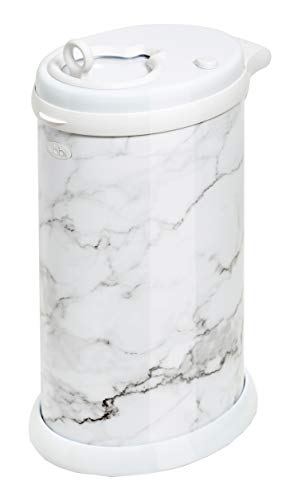 ubbi Ubbi Steel Diaper Pail Odor Locking No Special Bag Required AwardWinning Registry MustHave Marble 