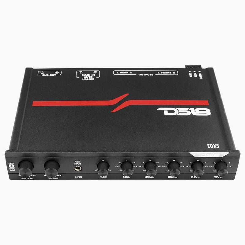 DS18 EQX5 High Volt 5 Band Equalizer with High Level Input - Image 2