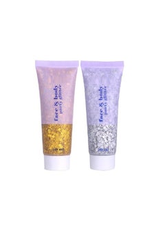 2 Color Face And Body Glitter Gel, Neon Outfit Glow Party For Body Hair Face Nail Glitter Stick Makeup. (02-Gold &05-Silver) - pzsku/Z9706041AEA10164AA786Z/45/_/1733729889/6d1129d7-22b4-4812-8c03-f02b8cf5d2b9