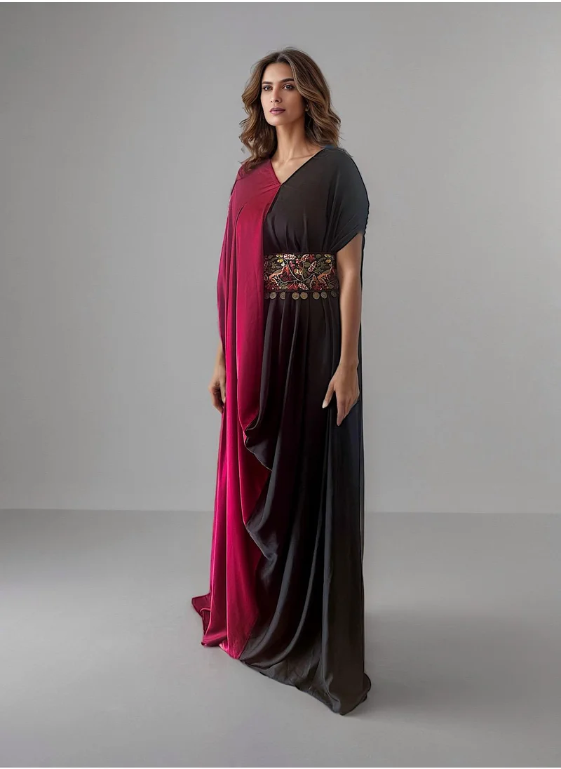 إكستاسي Dual shade kaftan