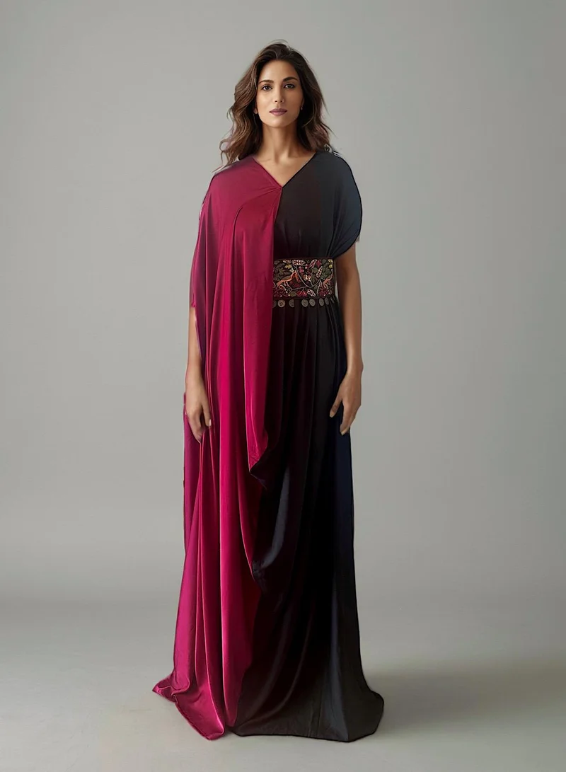 ECSTACY  Dual shade kaftan for Women | Best Price UAE