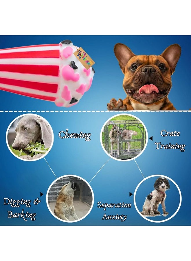 Western Era Ice Cream Cup Squeaky Toy -Interactive Plush Toy, Unleash Fun In Your Furry Friend, Buddy For Dogs & Cats, Perfect For Playtime, Chew Time, Cuddle Time, Long-Lasting For Your Beloved Pet  - Image 4
