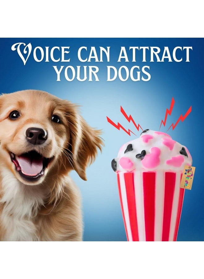 Western Era Ice Cream Cup Squeaky Toy -Interactive Plush Toy, Unleash Fun In Your Furry Friend, Buddy For Dogs & Cats, Perfect For Playtime, Chew Time, Cuddle Time, Long-Lasting For Your Beloved Pet  - Image 5