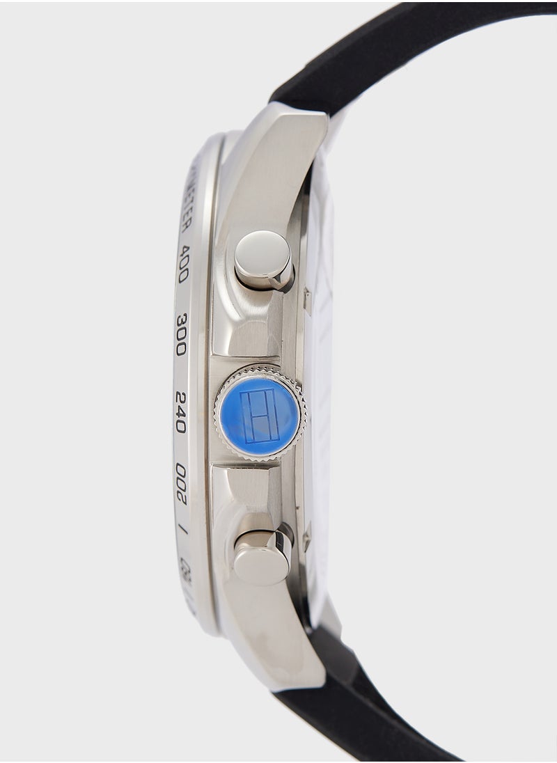 TOMMY HILFIGER Chronograph Silicone Strap Watch  - Image 3