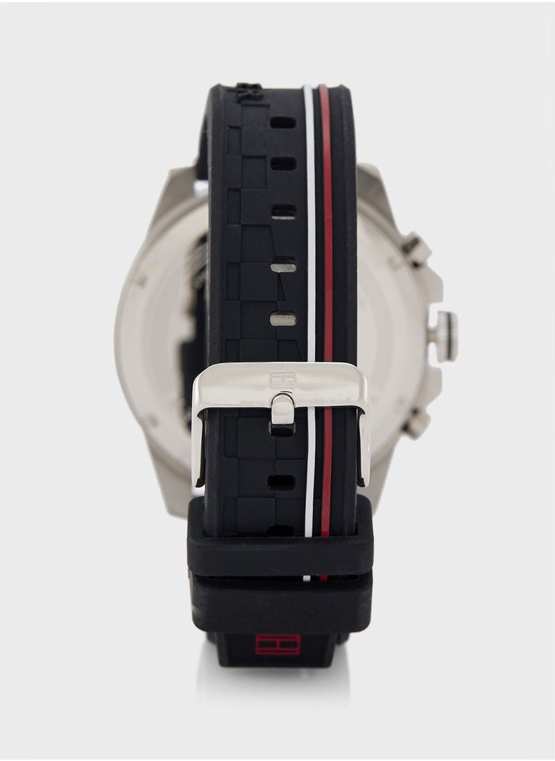 TOMMY HILFIGER Chronograph Silicone Strap Watch  - Image 4