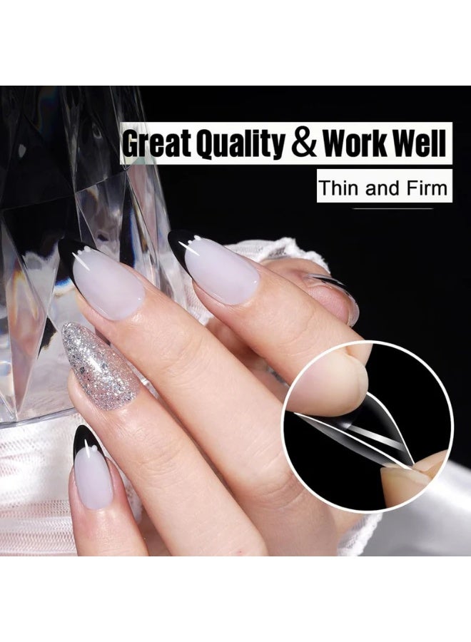 Mira Professional Clear Soft Gel Nail Tips Medium Almond Shape 550pcs per Box - Image 5
