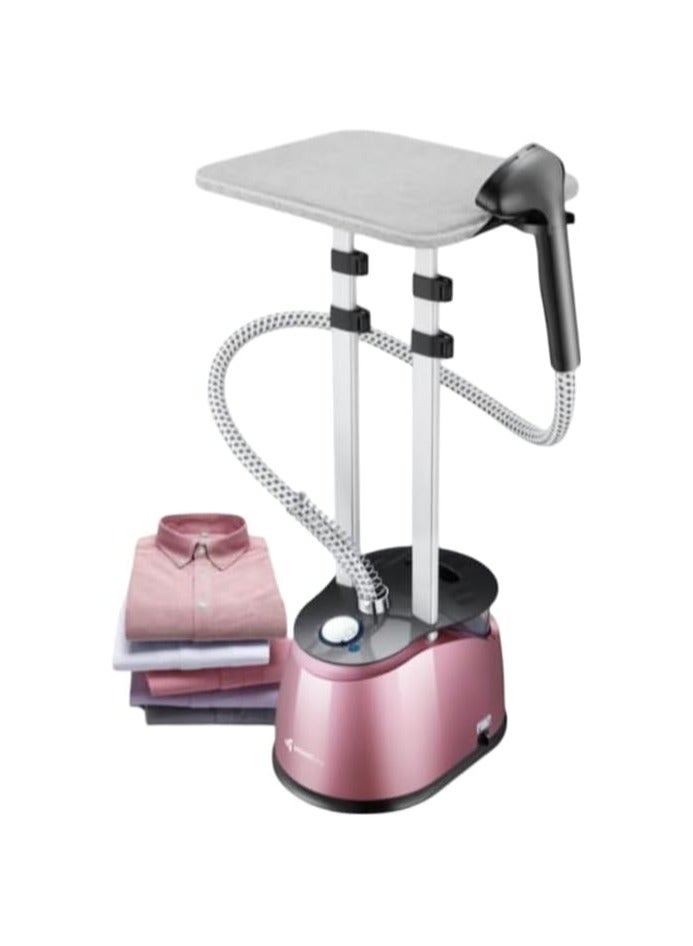 Mebashi MEBASHI 2000W Garment Steamer | Japan | 2.2L Capacity, 10 Heat Settings, Aluminum Boiler For Quick Wrinkle Free&Santized (ME-GST820) (Rose Gold) 