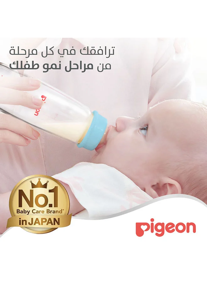 بيجون زجاجة عنق رفيع بغطاء أبيض - 240 مل - تشكيلة متنوعة