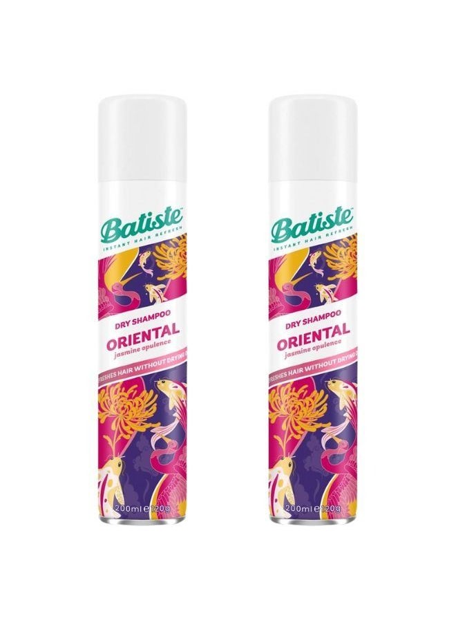 Batiste Dry Shampoo Oriental 200ml Twin Pack 