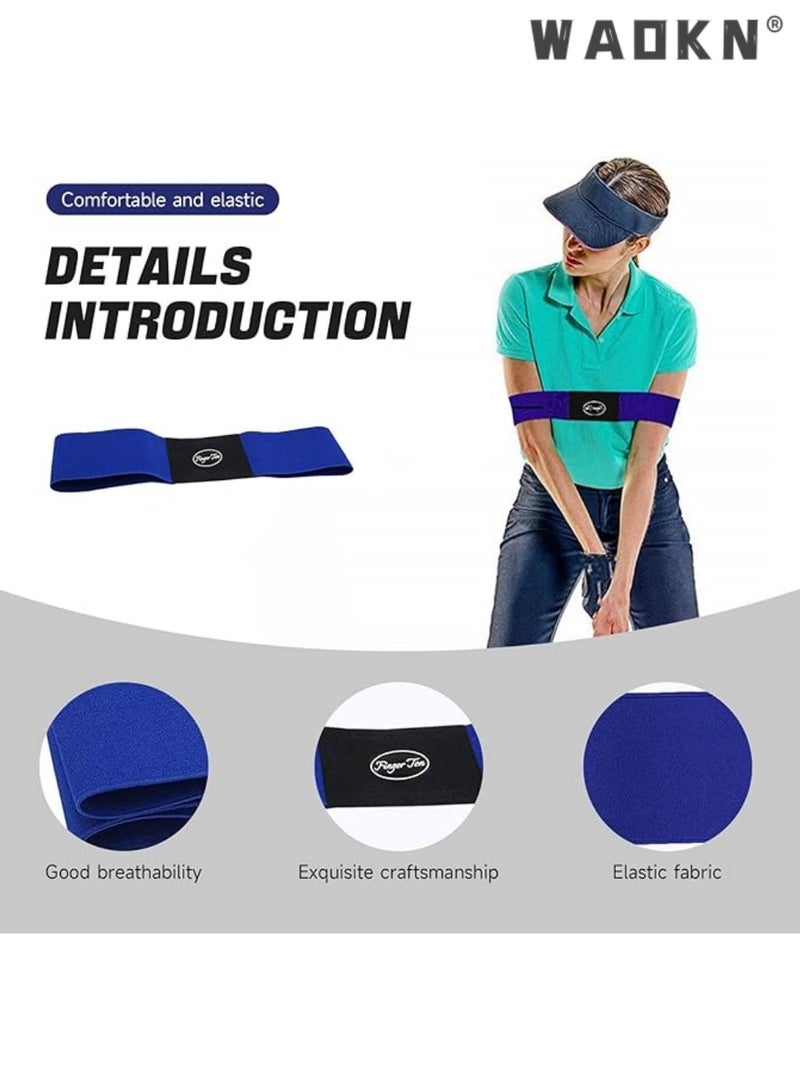 WAOKN Golf Swing Trainer Arm Band, Golf Training Aid for Posture and Alignment Correction, Men, Women & Kids, Value Pack for Improved Swing Mechanics,Ideal Golf Training Tool for Beginners and Pros - Image 4