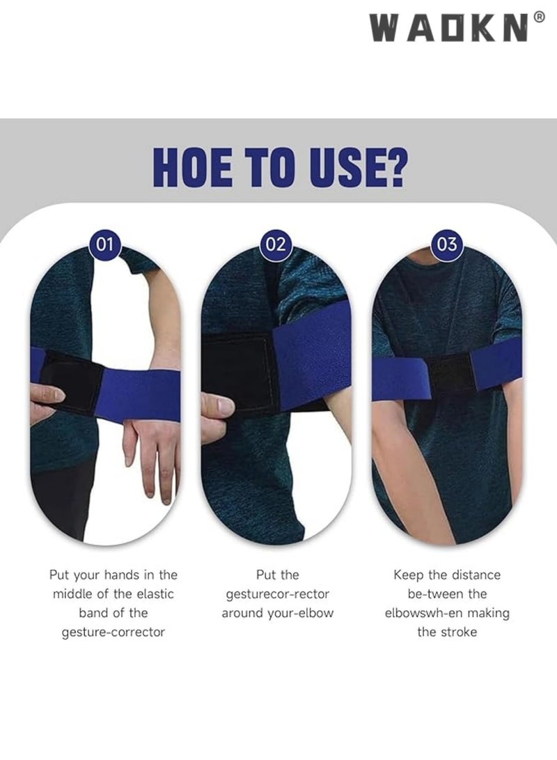 WAOKN Golf Swing Trainer Arm Band, Golf Training Aid for Posture and Alignment Correction, Men, Women & Kids, Value Pack for Improved Swing Mechanics,Ideal Golf Training Tool for Beginners and Pros - Image 3