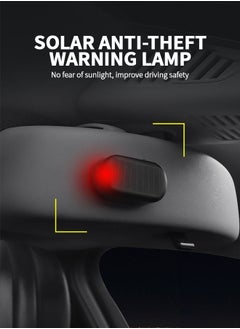 GROIC 2PCS Solar Power Warning Light, Car Alarm Light, Strobe Solar Energy Security Alarm Light Anti-theft Warning Strobe Lamp for Car Vehicle Van Truck SUV  - Image 2