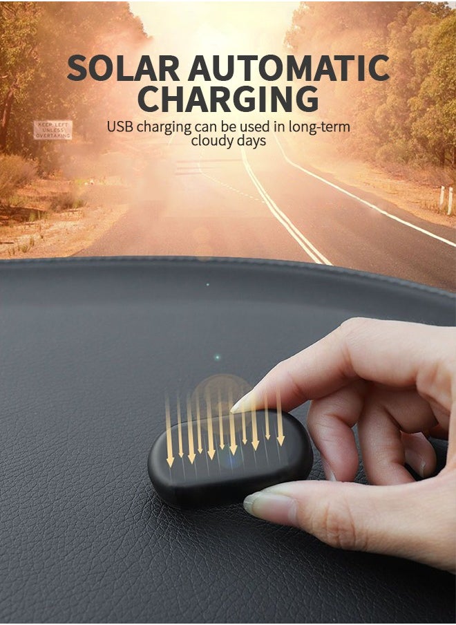 GROIC 2PCS Solar Power Warning Light, Car Alarm Light, Strobe Solar Energy Security Alarm Light Anti-theft Warning Strobe Lamp for Car Vehicle Van Truck SUV  - Image 4