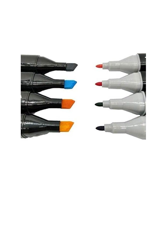 80-Piece Graphic Marker Pen Multicolour BY TOYS-EGYPT