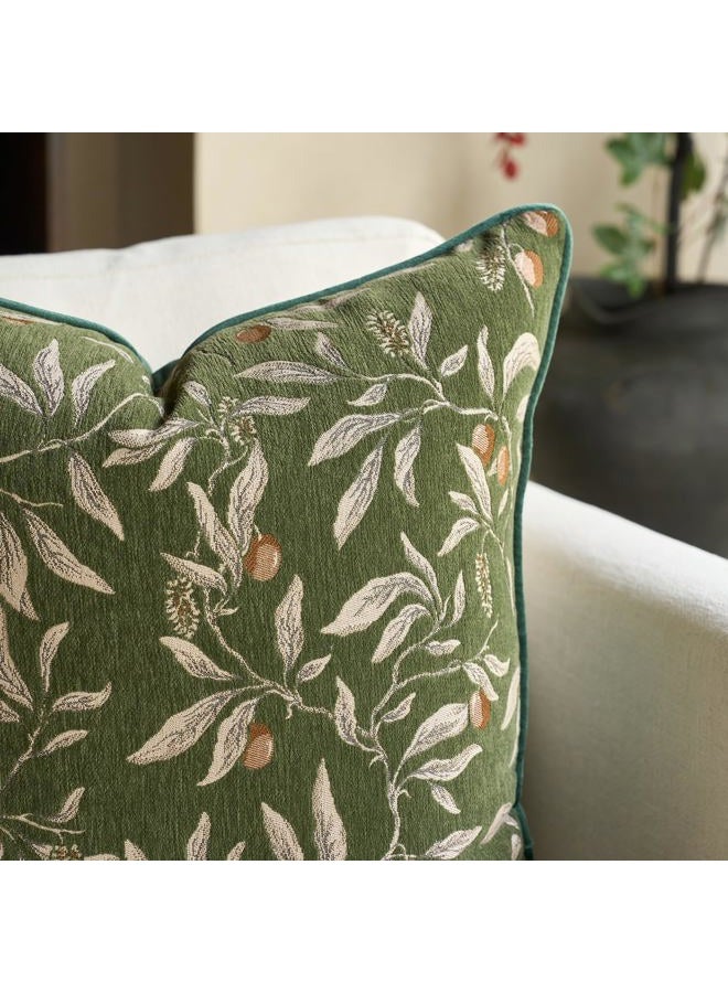 Alerfa Green Floral Throw Pillow Cover 12 x 20 Inch Rectange Luxury Decorative Lumbar Pillow Cover for Couch Living Room Bedroom - Image 5