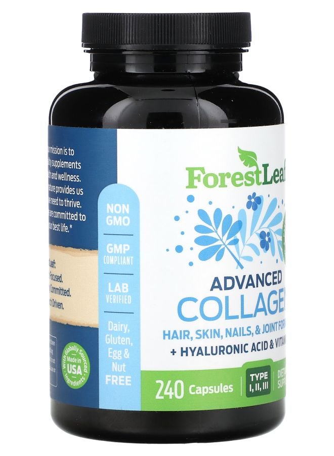 ForestLeaf كولاجين متقدم 240 كبسولة - Image 2