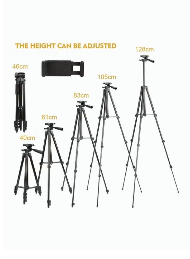 BEILINGDUN 51" Phone Tripod, Tripod for iPhone & Selfie Stick with Remote, Extendable Cell Phone Stand & Camera Tripod, for iPhone/Android/Camera/Projector/DSLR/SLR - Image 4