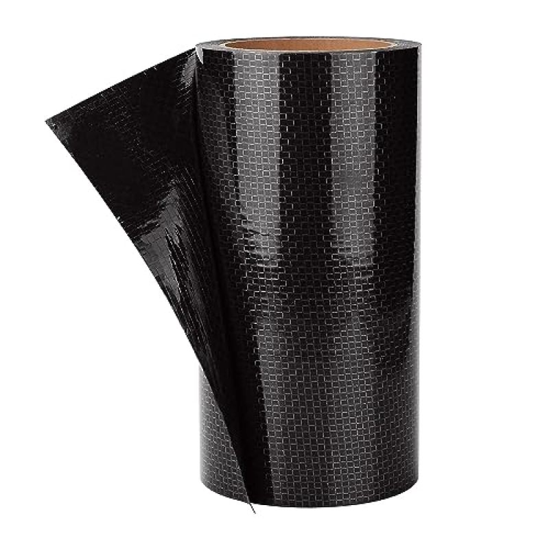 RV Underbelly Repair Tape 8" X 50Ft Black - Waterproof Reinforced Fabric Repair Tape with Strong Adhesive for Motorhome Trailer Camper Bottom Protection - Image 1
