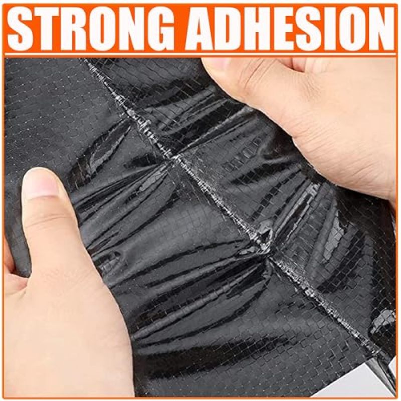 RV Underbelly Repair Tape 8" X 50Ft Black - Waterproof Reinforced Fabric Repair Tape with Strong Adhesive for Motorhome Trailer Camper Bottom Protection - Image 3