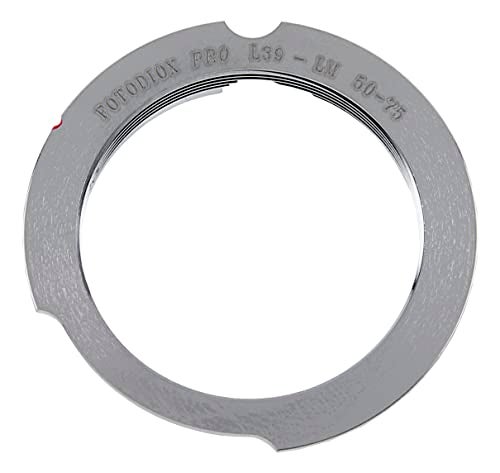 Fotodiox Pro Lens Mount Adapter, Leica M39 Lens to Leica M Adapter with Coding for Leica M8 and Leica Digital M9 (50-75mm Frame) - Image 2