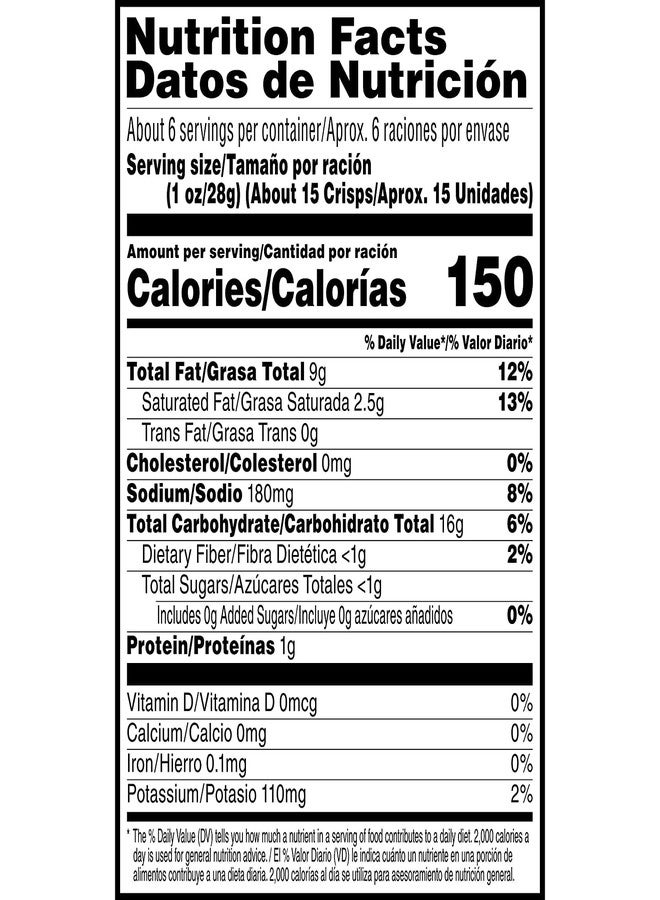 Pringles رقائق بطاطس برينجلز بنكهة رانش، 5.9 أونصة (عبوة من 12) - Image 3